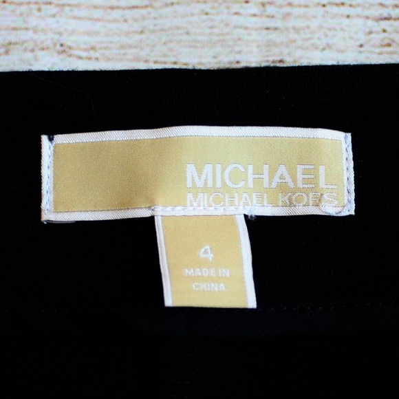 Michael Kors Navy Knit Pencil Skirt Zipper Detail - Picture 2 of 2